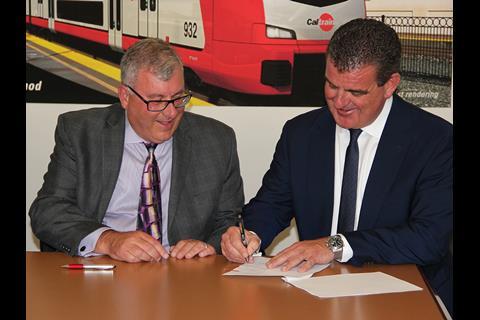 On August 15 the Peninsula Corridor Joint Powers Board signed a contract for Stadler to supply a fleet of double-deck electric multiple-units.